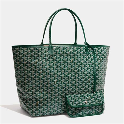 goyard art grün port|green goyard purses.